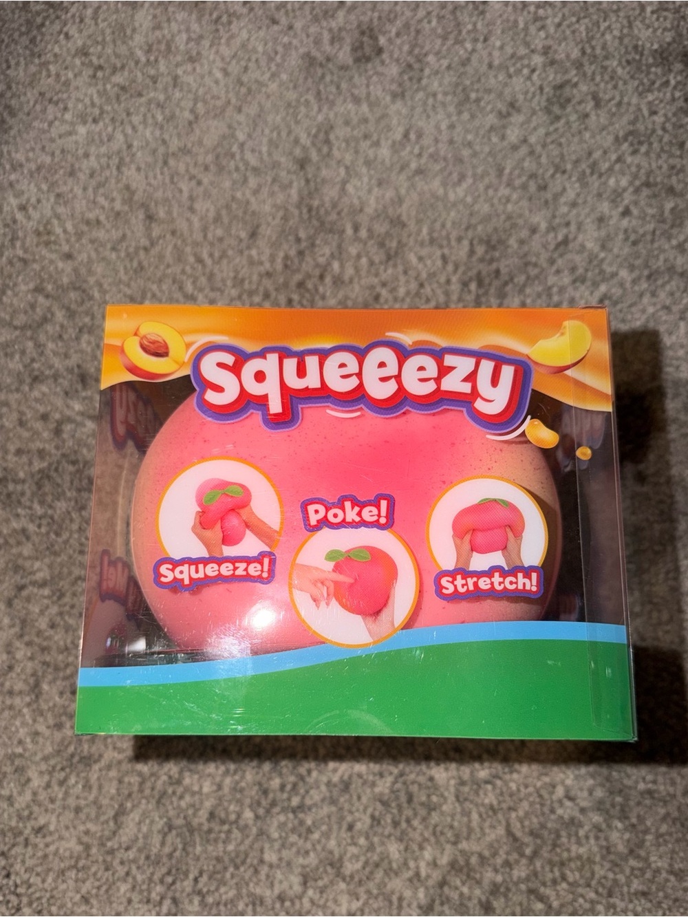 Sunny Days Pink Peach Stress Toy by Squeezy